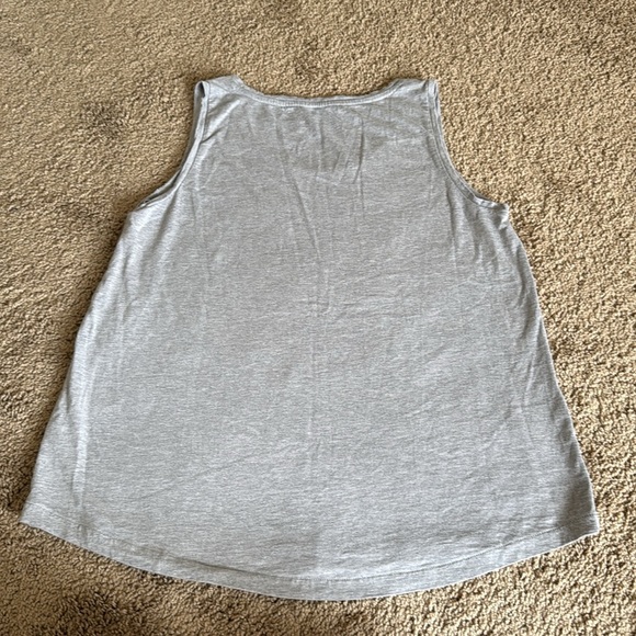Free Fly Bamboo Blend Heritage Scoop Neck Tank Light Grey - Picture 8 of 8